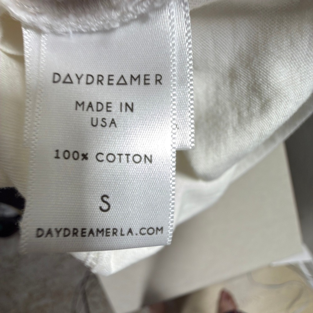 Daydreamer Rolling Stones Tee Womens S 1989 Tour Graphic White Distressed USA - Picture 5 of 7